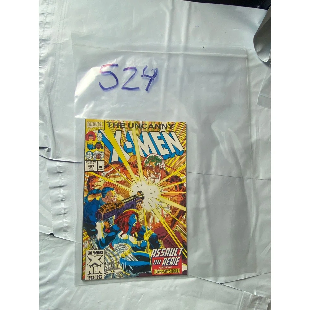 The Uncanny X‎ Men 301 Comic Book Assault on Aerie Featuring Forge Mystique
